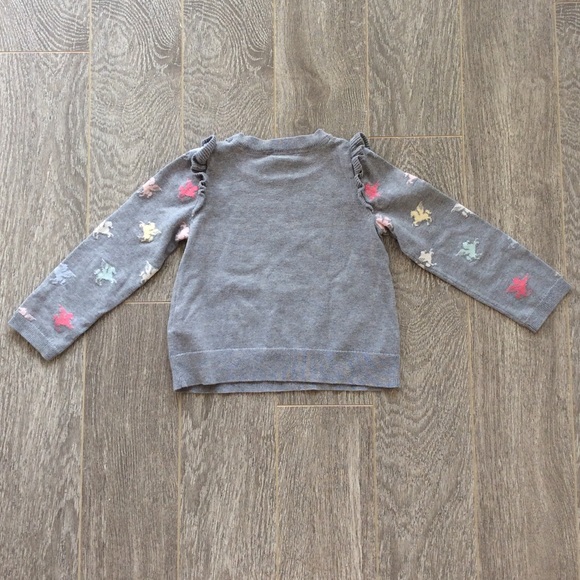 Gap toddler ruffle unicorn sweater - Picture 2 of 4